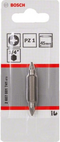 Бита для заворачивания BOSCH Extra Hard двусторонняя 45 мм PZ1/PZ1 2607001741 - изображение 2