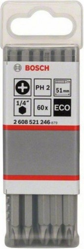 Бита для заворачивания BOSCH РH2х51 мм ECO 2608521246 - изображение 2