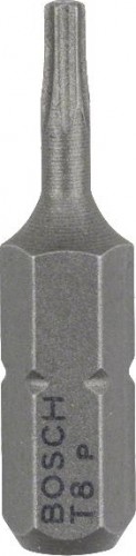 Бита для заворачивания BOSCH Extra Hard 25 мм T8 3шт 2607001601
