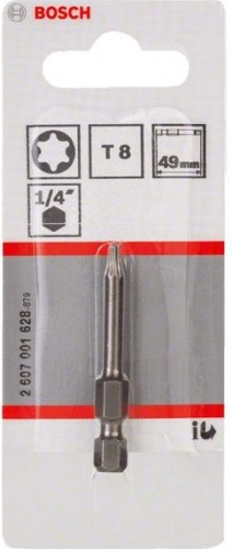 Бита для заворачивания BOSCH Extra Hard 49 мм T8 2607001628 - изображение 2