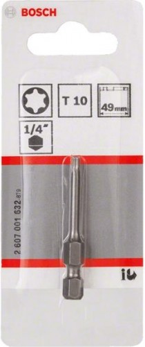 Бита для заворачивания BOSCH Extra Hard 49 мм T10 2607001632 - изображение 2