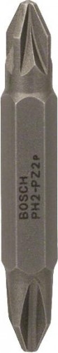 Бита для заворачивания BOSCH Extra Hard двусторонняя 45 мм PH2/PZ2 2607001743