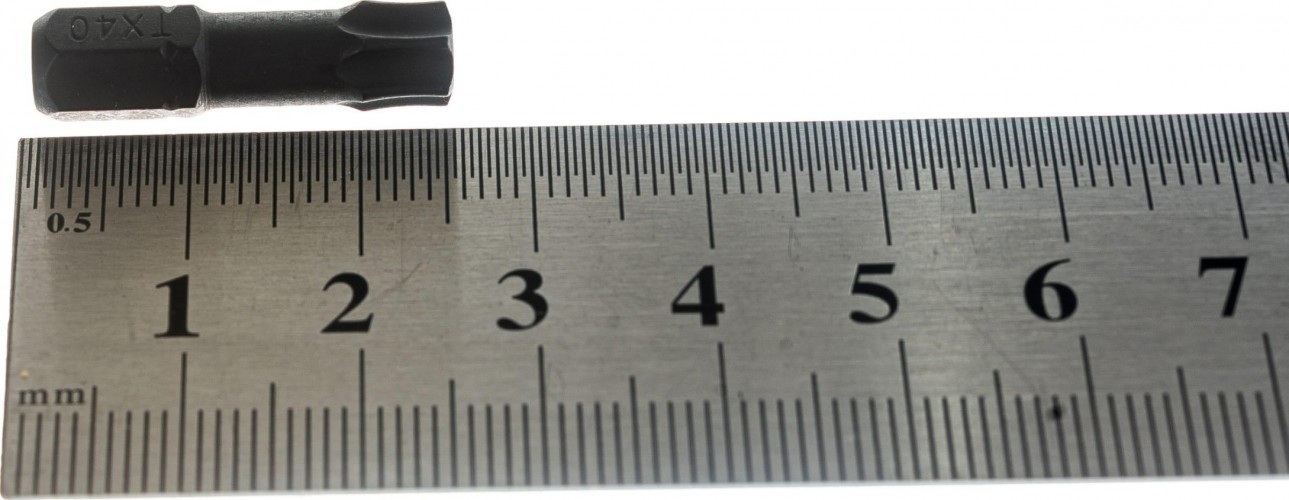 Бита для заворачивания D.BOR IMPACT Torsion TORX 40, 25 мм (арт. d-it-t40-025-010) (10 шт.) D03-DITT40025010 - изображение 2