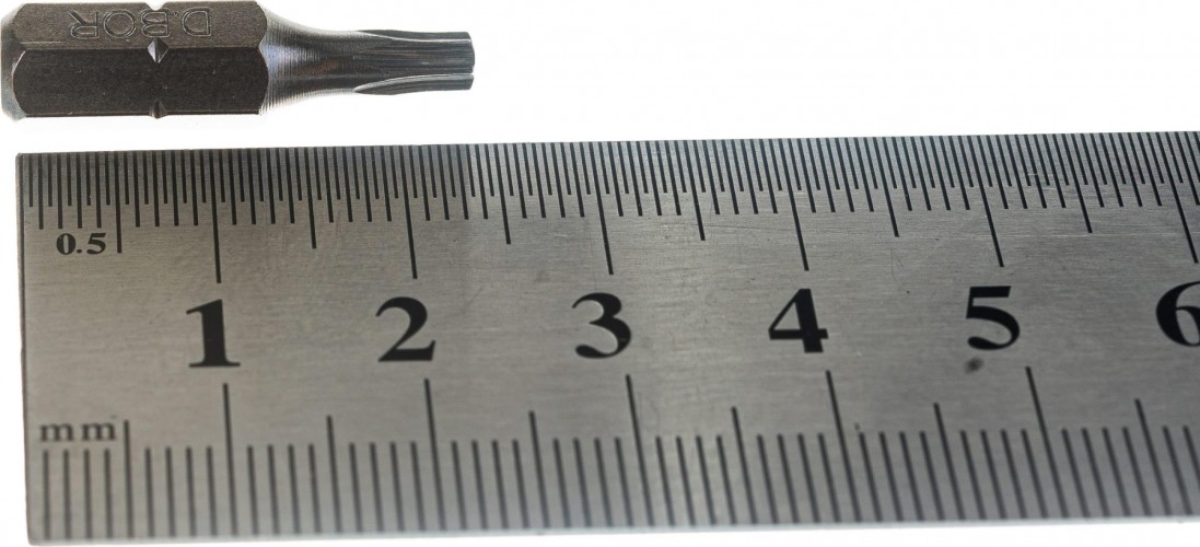 Бита для заворачивания D.BOR TORX 15, 25 мм (арт. d-t15-025-010) (10 шт.) D06-DT15025010 - изображение 2