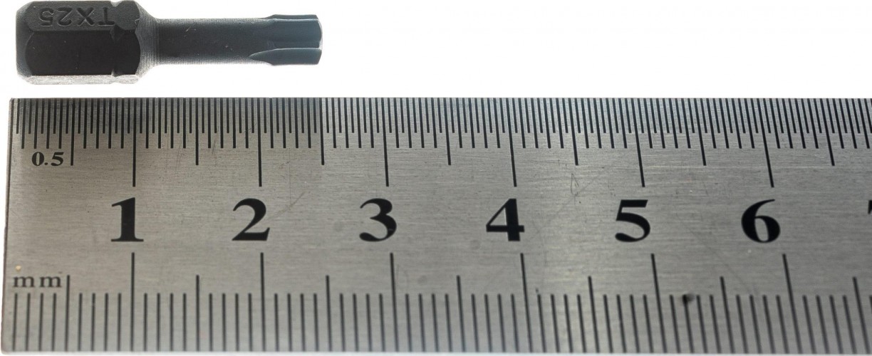 Бита для заворачивания D.BOR IMPACT Torsion TORX 25, 25 мм (арт. d-it-t25-025-010) (10 шт.) D03-DITT25025010 - изображение 2
