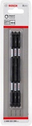 Бита для заворачивания двусторон. BOSCH РH2х150 мм Impact Control  (уп.3шт) 2608522358 - изображение 2