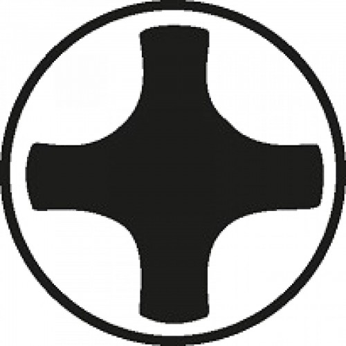 Бита для заворачивания двусторон. BOSCH PH1, PZ1, S 0,6x4,5; PH2, PZ2,  мм  (уп.3шт) 2607001745 - изображение 3