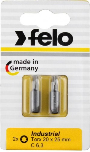 Бита для заворачивания FELO 02630036 torx 30x25, серия industrial, 2 шт в блистере