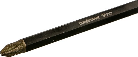 Бита для заворачивания HANSKONNER HKPH2-110 PH2x110мм, сталь S2, Diamond Powder - изображение 3