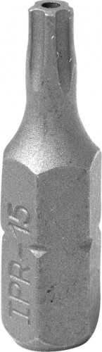 Бита для заворачивания KING TONY TORX PLUS с отверcтием IPR 15, 1/4", L - 25 мм 102515V 102515V