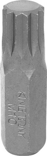 Бита для заворачивания KING TONY SPLINE M8, 10 мм, L - 36 мм 163608M 163608M