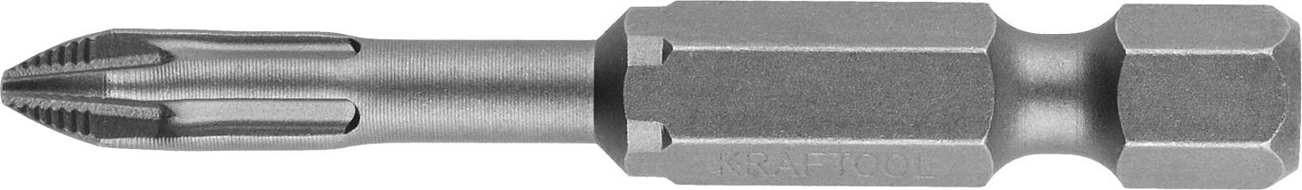 Бита для заворачивания KRAFTOOL X-DRIVE PH3 торсионные кованые, обточенные, 50мм, 2шт. 26121-3-50-2