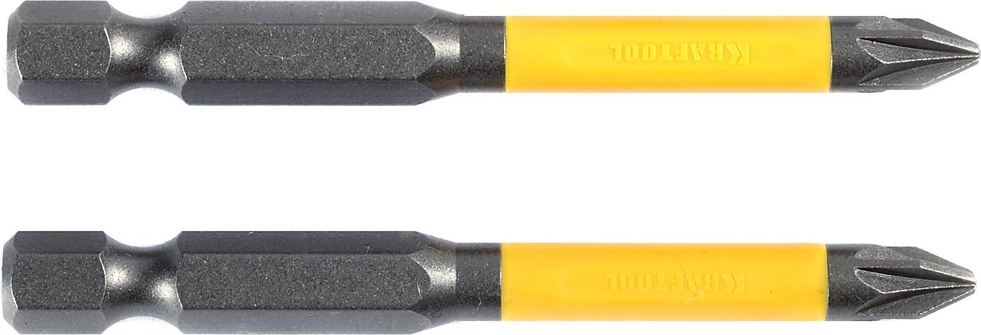 Бита для заворачивания KRAFTOOL INDUSTRIE PZ1 торсионные, обточенные, 65мм, 2шт. 26103-1-65