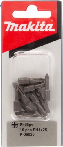 Бита для заворачивания MAKITA P-06030 PH1, 25 мм, C-form, 10 шт. - изображение 2