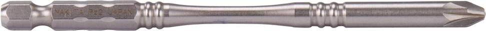 Бита для заворачивания MAKITA B-56954 Silver Torsion Slim PZ2, 100 мм, E-form (MZ)