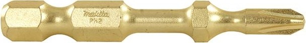 Бита для заворачивания MAKITA B-62365 Impact Gold Slim PZ2, 50 мм, E-form (MZ), 2 шт.