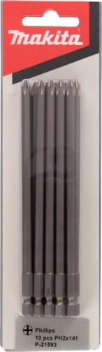 Бита для заворачивания MAKITA P-21593 PH2, 141 мм, C-form, 10 шт. - изображение 3