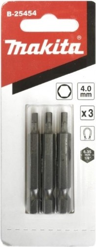 Бита для заворачивания MAKITA B-25454 HEX4.0, 50 мм, E-form (MZ), 3 шт.