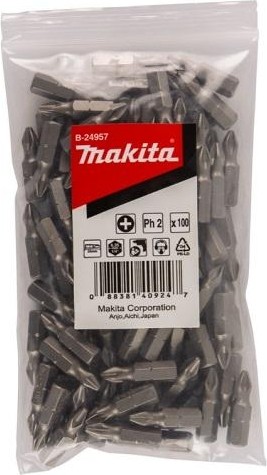 Бита для заворачивания MAKITA B-24957 PH2, 25 мм, C-form, 100 шт.