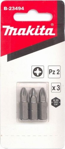 Бита для заворачивания MAKITA B-23494 PZ2, 25 мм, C-form, 3 шт. - изображение 3