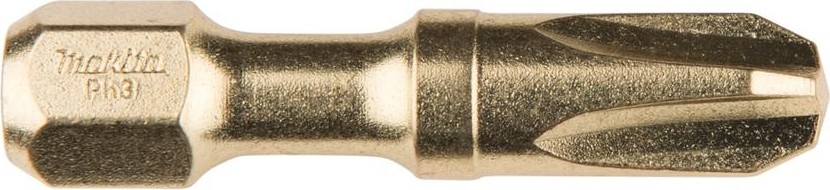 Бита для заворачивания MAKITA B-42204 Impact Gold Shorton PH3, 30 мм, E-form (MZ), 2 шт.