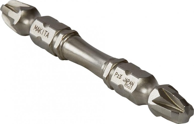 Бита для заворачивания MAKITA B-20725 двустороняя Silver Torsion PZ3, 65 мм, E-form (MZ) - изображение 2
