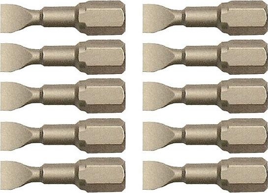 Бита для заворачивания MAKITA P-06242 SL1.6x8.0, 25 мм, E-form (MZ), 10 шт.