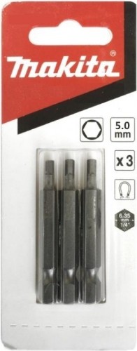 Бита для заворачивания MAKITA B-25460 HEX5.0, 50 мм, E-form (MZ), 3 шт.