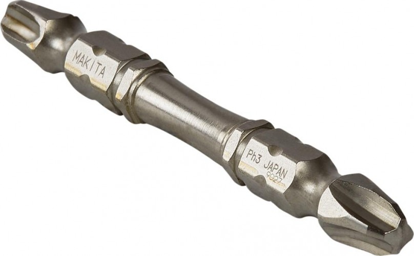 Бита для заворачивания MAKITA B-21870 двусторонняя Silver Torsion PH3, 65 мм, E-form (MZ - изображение 2