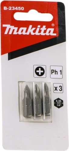 Бита для заворачивания MAKITA B-23450 PH1, 25 мм, C-form, 3 шт. - изображение 2