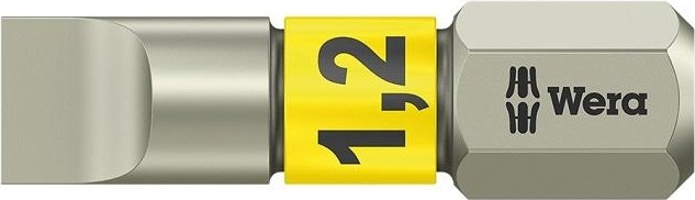 Бита для заворачивания, нержавеющая сталь WERA 3800/1 TS 1,2 х 6,5 х 25 мм WE-071002 WE-071002