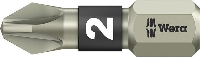 Бита для заворачивания, нержавеющая сталь WERA 3855/1 TS PZ 2, 25 мм WE-071021 WE-071021