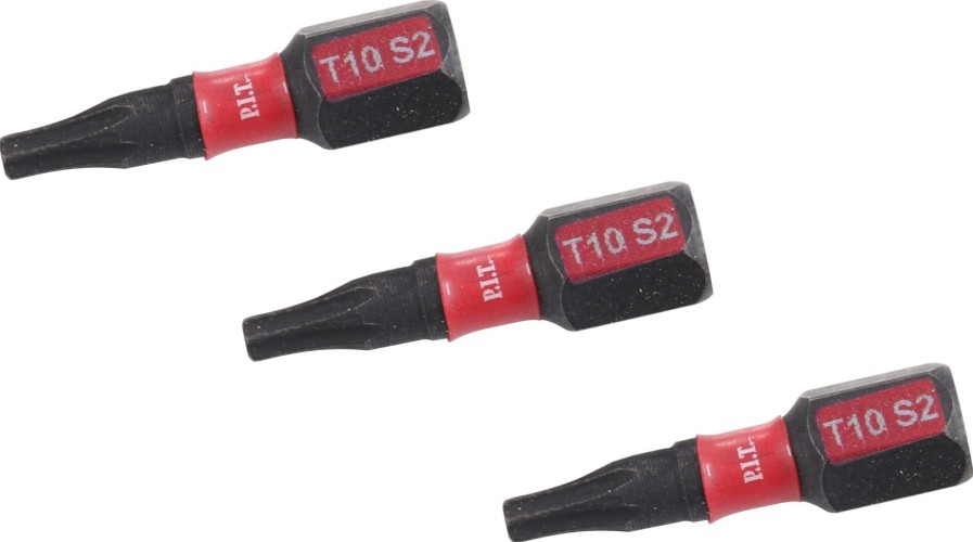 Бита для заворачивания P.I.T. ударная T10x25 мм 3 шт. ASDR01-25T10 - изображение 2
