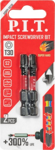 Бита для заворачивания P.I.T. ударная T30x50 мм 2 шт. ASDR01-50T30 - изображение 3