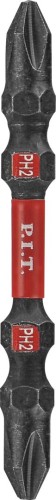 Бита для заворачивания P.I.T. двусторонняя PH2-PH2x65 мм ASDR03-065A