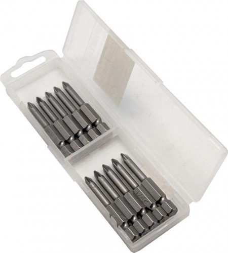 Бита для заворачивания ПРАКТИКА "Профи" PZ-1х50мм отверточная (10шт) 036-728