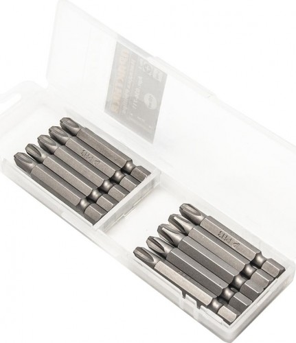 Бита для заворачивания ПРАКТИКА "Профи" PH-3х50мм отверточная (10шт) 036-711