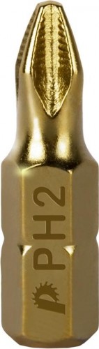 Бита для заворачивания ПРАКТИКА "Эксперт" PH-2х25мм Tin отверточная 037-015
