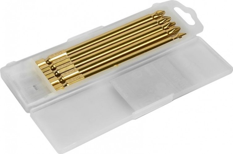 Бита для заворачивания ПРАКТИКА "Эксперт" PH-2х110мм Tin отверточная (5шт) 034-939