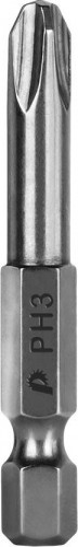 Бита для заворачивания ПРАКТИКА "Профи" PH-3х50мм отверточная (2шт) 035-721