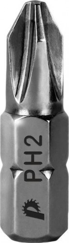 Бита для заворачивания ПРАКТИКА "Профи" PH-2х25мм отверточная (100шт) 776-591