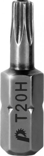 Бита для заворачивания ПРАКТИКА "Профи" Torx Tamper-20х25мм отверточная (2шт) 035-653