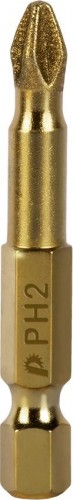 Бита для заворачивания ПРАКТИКА "Эксперт отверточная ph-2х50мм tin 776-669