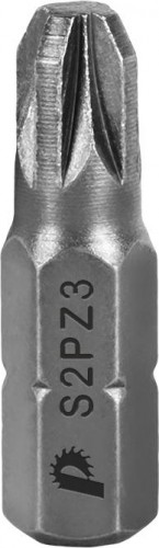 Бита для заворачивания ПРАКТИКА "Мастер" PZ-3х25мм отверточная (3шт) 776-270