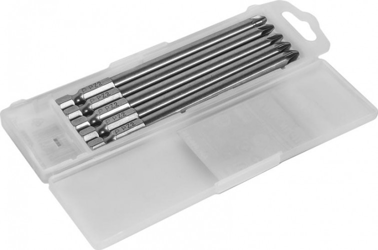 Бита для заворачивания ПРАКТИКА "Профи" PZ-2х110мм отверточная (5шт) 036-766