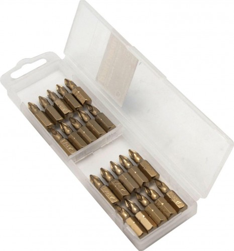 Бита для заворачивания ПРАКТИКА "Эксперт" PZ-1х25мм Tin отверточная (20шт) 036-896