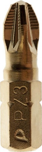 Бита для заворачивания ПРАКТИКА "Эксперт" PZ-3х25мм Tin отверточная 037-053