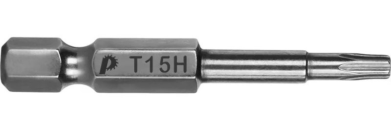 Бита для заворачивания ПРАКТИКА "Профи" Torx Tamper-15х50мм отверточная (2шт) 776-447
