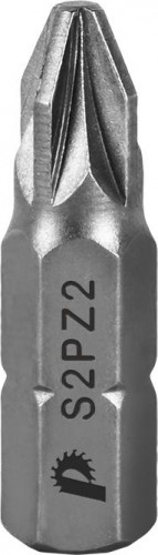 Бита для заворачивания ПРАКТИКА "Мастер" PZ-2х25мм отверточная (3шт) 776-263