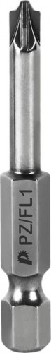 Бита для заворачивания ПРАКТИКА "Профи" PZ/FL1х50мм отверточная (2шт) 906-807 - изображение 3